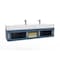 Castello Usa Nile 72" Wall Mounted Blue Vanity With White Top And Gold Handles CB-MC-72BLU-GLD-2053-WH - alternate 7